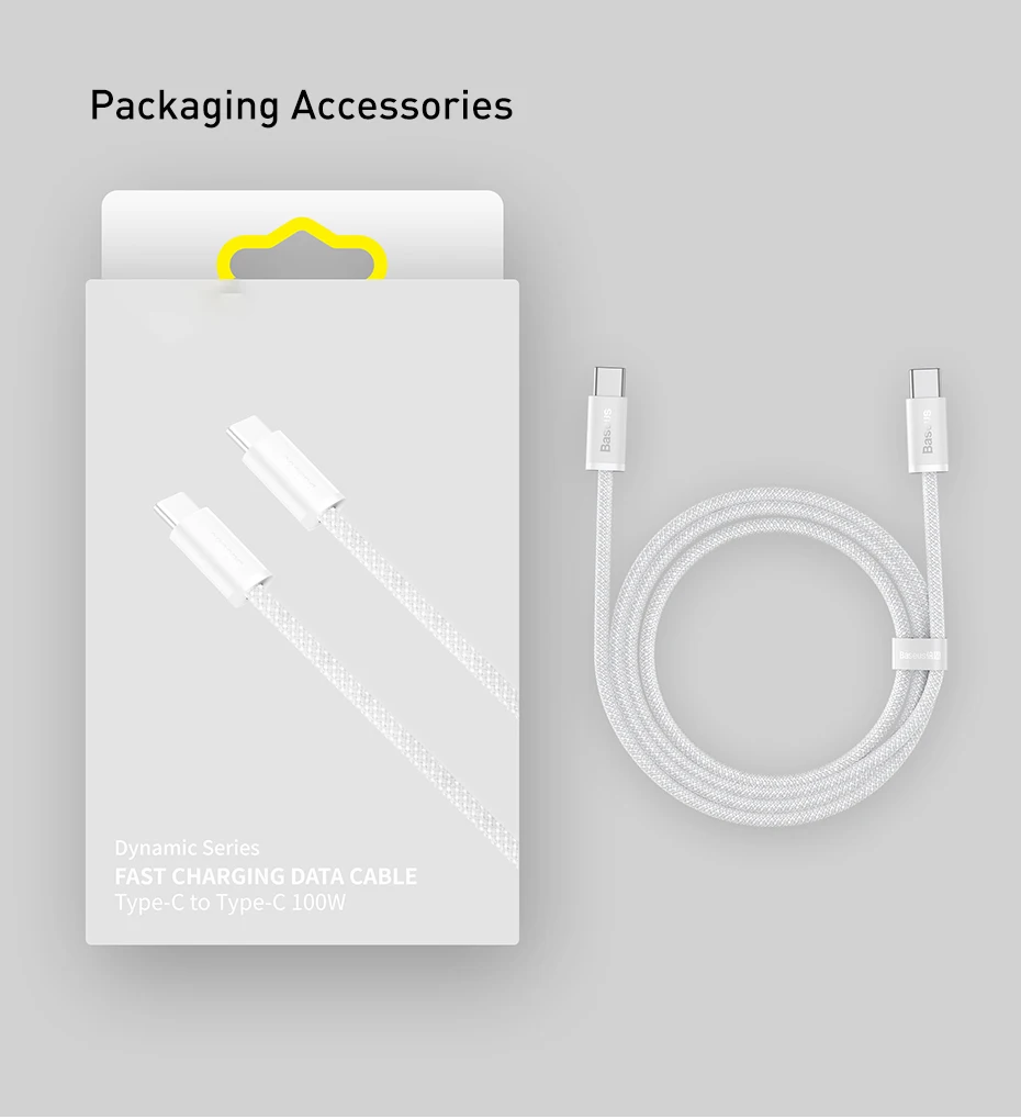 Baseus 100W USB C Cable For iPhone 16 15 Plus Pro Max Type C Cable For Macbook Pro ipad PD Fast Charger Cord Type-C Cable