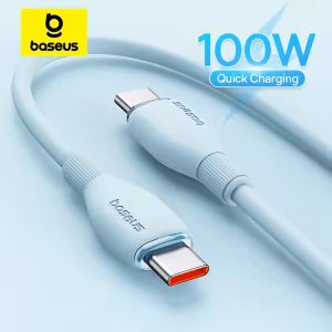 Baseus 100W USB C to USB C Fast Charging Cable PD 480Mbps Data Wire for MacBook iPhone Samsung
