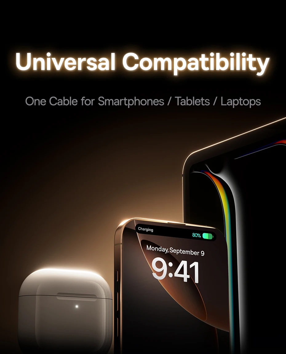 Baseus PD 100W USB C Cable For iPhone 16 15 Digital Display Type C Cable For Macbook iPad Fast Charging Cable For Samsung Xiaomi