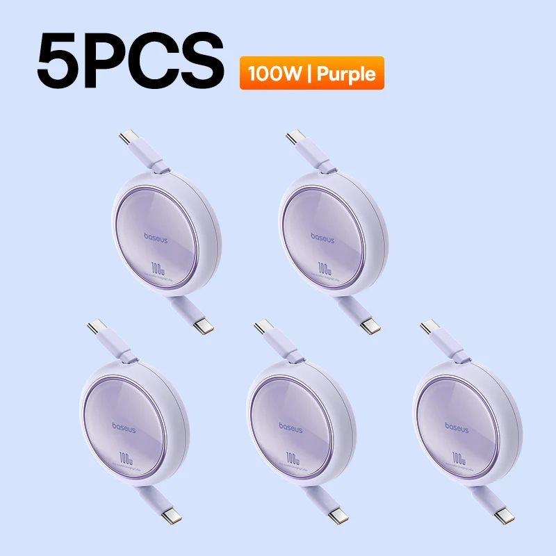 5pcs Purple