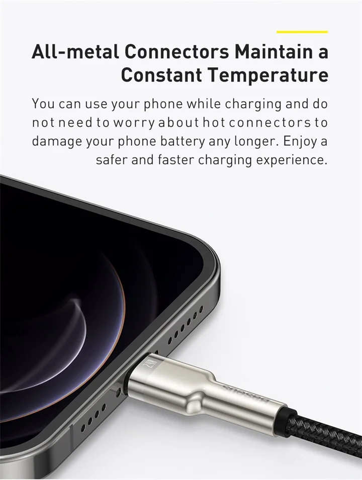 Baseus USB Cable for iPhone 14 11 12 Pro Max Xs Xr X 2.4A Fast Charging Cable for iPhone Cable 7 SE 8 Plus Charger for iPad air