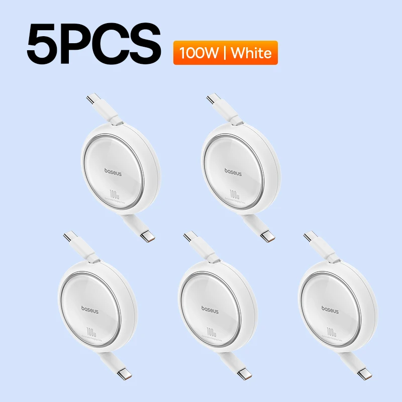 5PCS White