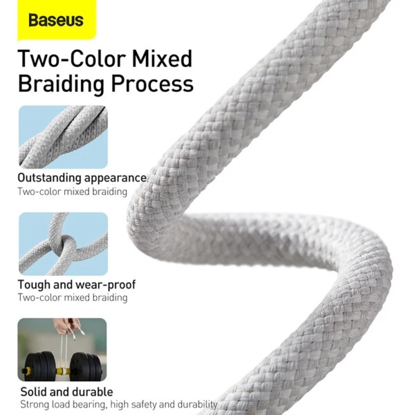 Baseus Dynamic Series 20W Type-C to Lightning Fast Charging Cable for iPhone iPad - Image 4