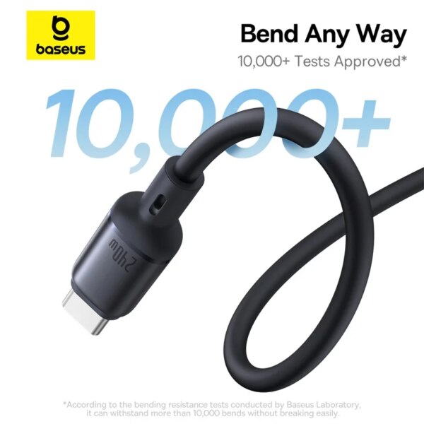 Baseus PicoGo 240W Magnetic USB C Cable Liquid Silicone Fast Charging For iPhone Samsung Macbook - Image 6