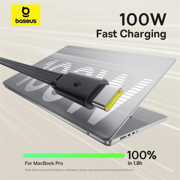 Baseus Nomos Retractable 100W USB C Cable Fast Charging For iPhone MacBook Samsung - Image 5
