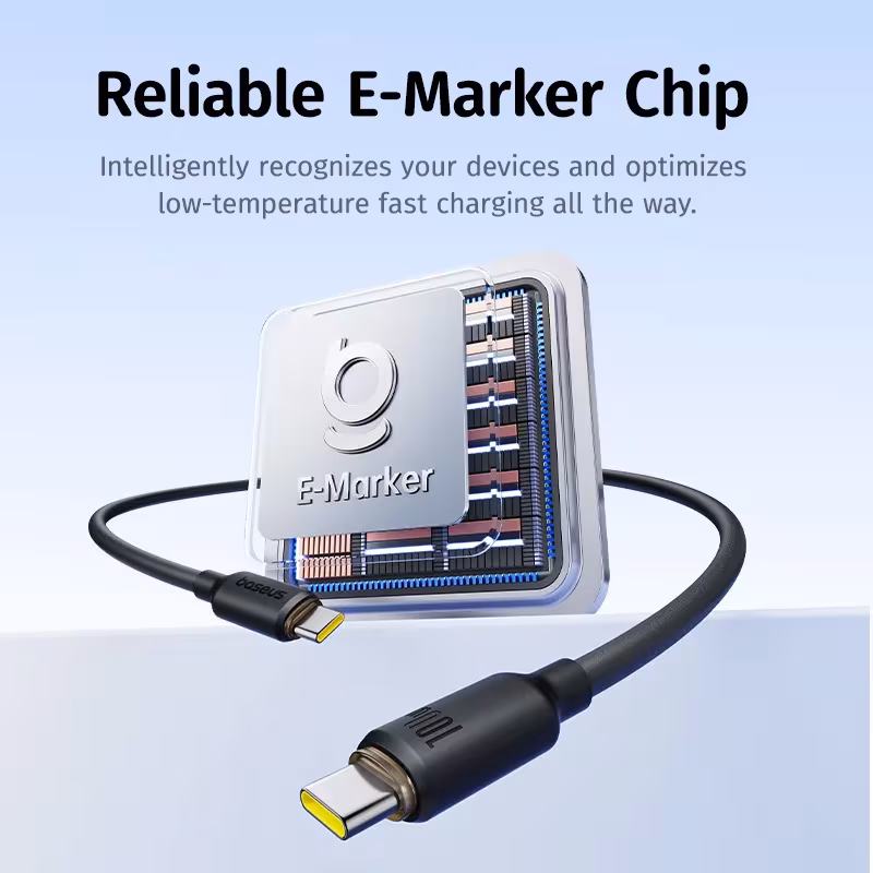 Baseus Foamed Silicone Pro Magnetic USB-C Fast Charging Cable 100W Self-Organizing Type C Cable Baseus Foamed Silicone Pro Magnetic USB-C Fast Charging Cable 100W Self-Organizing Type C Cable - Image 2