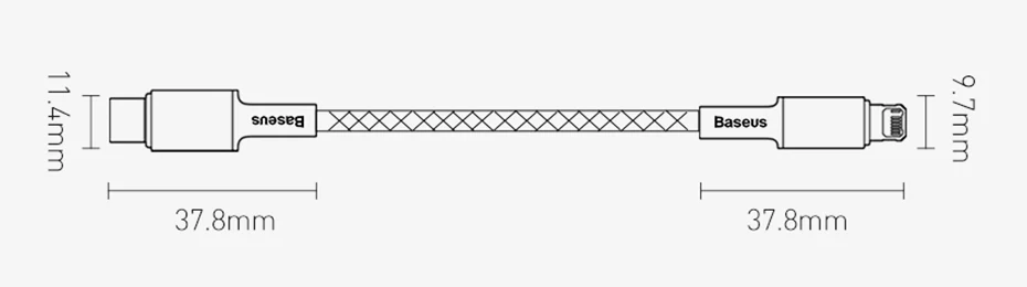 Baseus 20W PD USB Type C Cable for iPhone 14 13 12 Pro Max Fast Charging Charger For iPhone 11 Xs X Type-C USB C Data Wire Cord