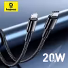 Baseus 20W PD Fast Charging Cable Type C to Lightning for iPhone 14 13 12 11 Pro Max Xs X