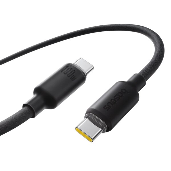 Baseus Foam Silicone USB C to USB C Cable 100W Fast Charging Type C Cable for Macbook iPhone Samsung Xiaomi - Image 5