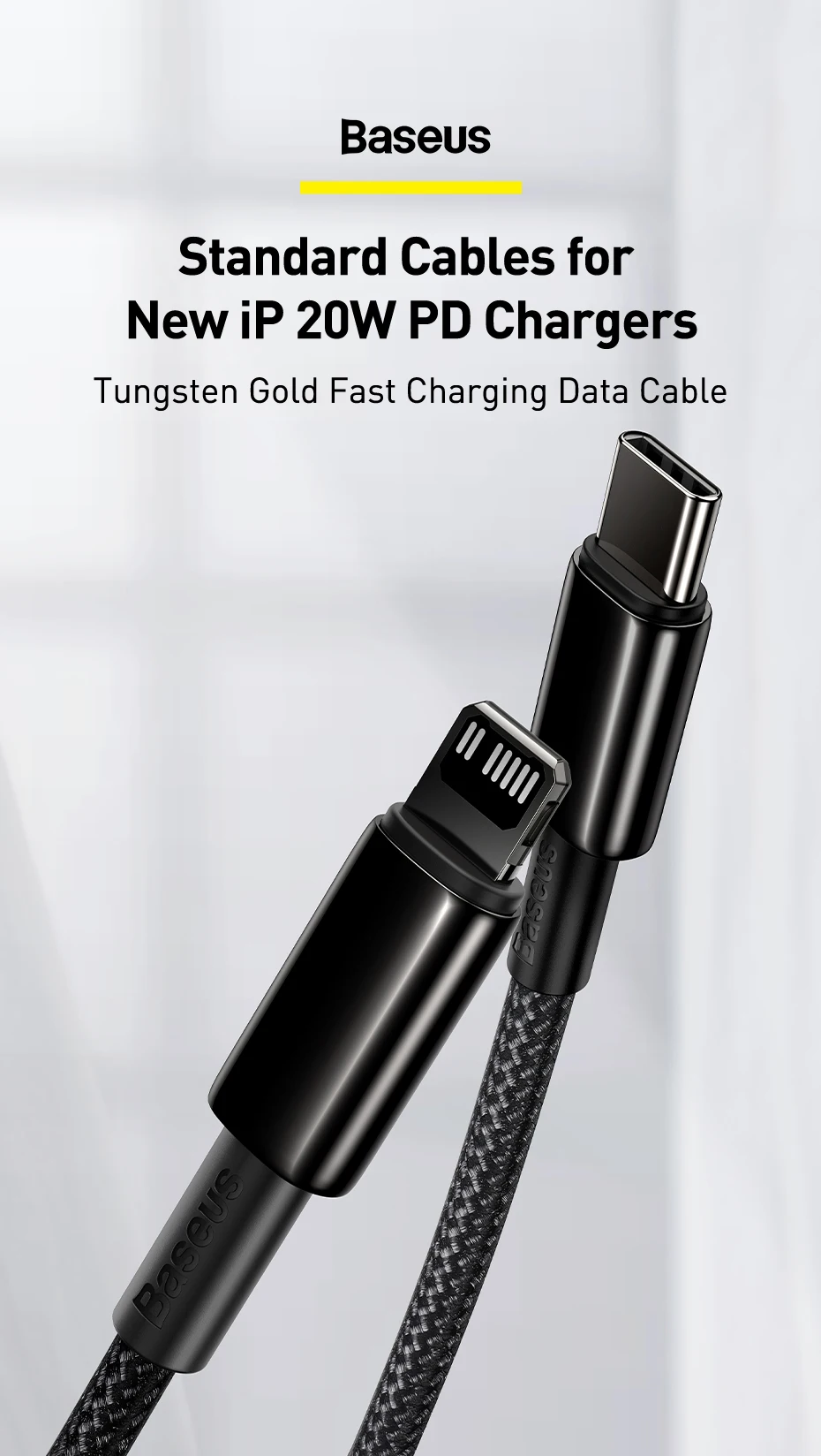 Baseus 20W USB C Cable for iPhone 14 13 11 8 XR PD Fast Charge for iPhone 12 SE USB Type C Cable Fast Charging for Macbook Cable