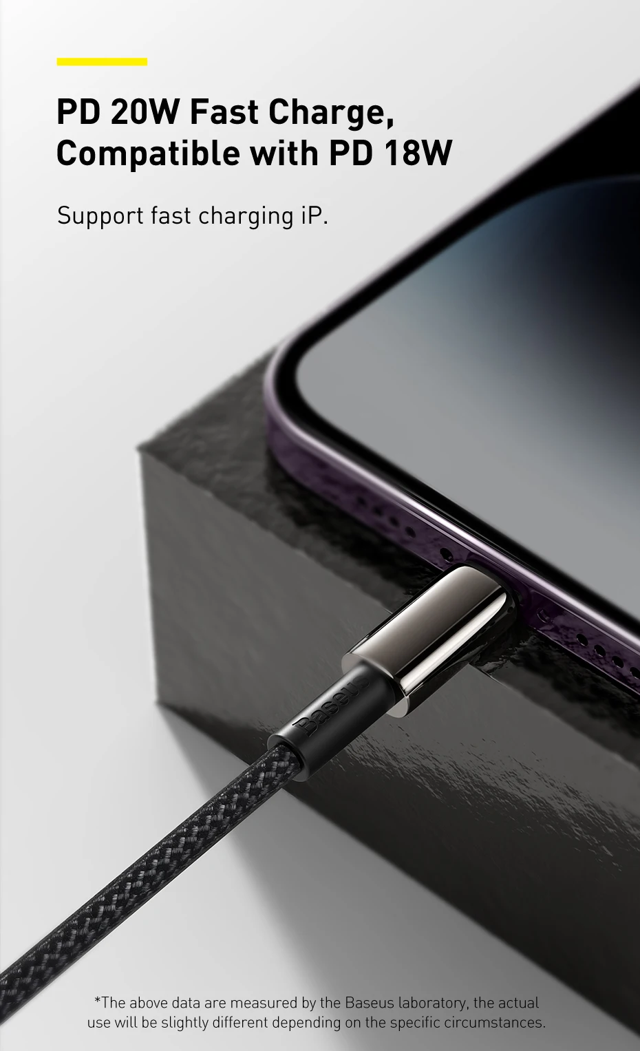 Baseus 20W USB C Cable for iPhone 14 13 11 8 XR PD Fast Charge for iPhone 12 SE USB Type C Cable Fast Charging for Macbook Cable
