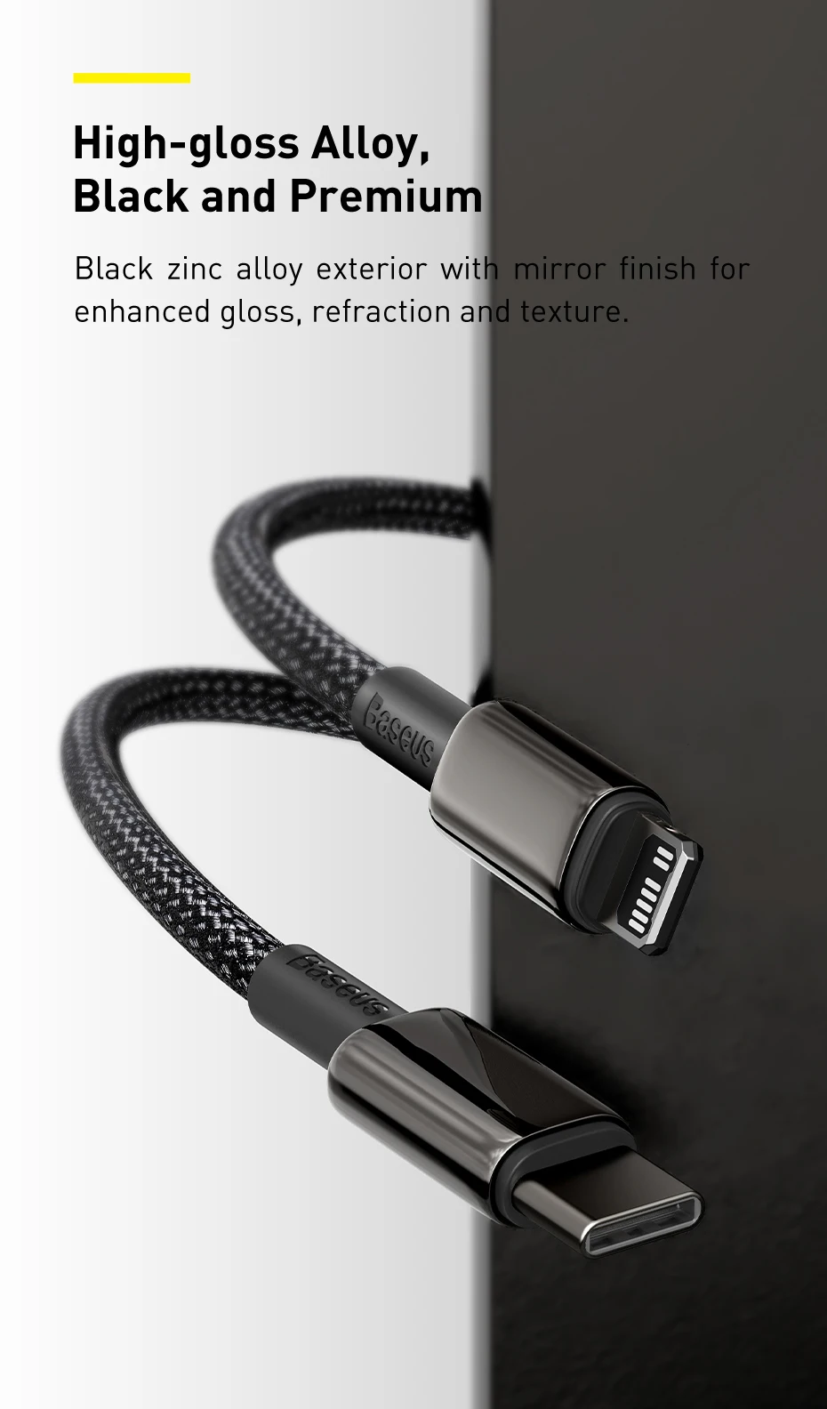Baseus 20W USB C Cable for iPhone 14 13 11 8 XR PD Fast Charge for iPhone 12 SE USB Type C Cable Fast Charging for Macbook Cable