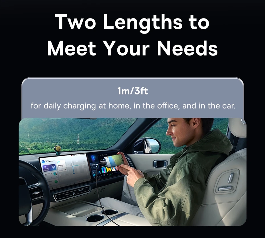 Baseus 4 in 1 USB Cable For iPhone 15 16 Promax 60W Fast Charging Cable For ipad Pro Laptops Type C Cable for Xiaomi Samsung