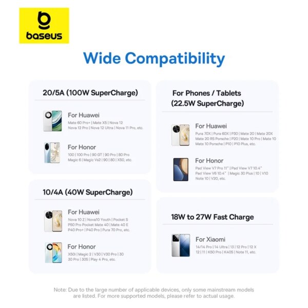 Baseus Display 2 USB-A to USB-C Fast Charging Cable 100W with LED Power Display - Image 6