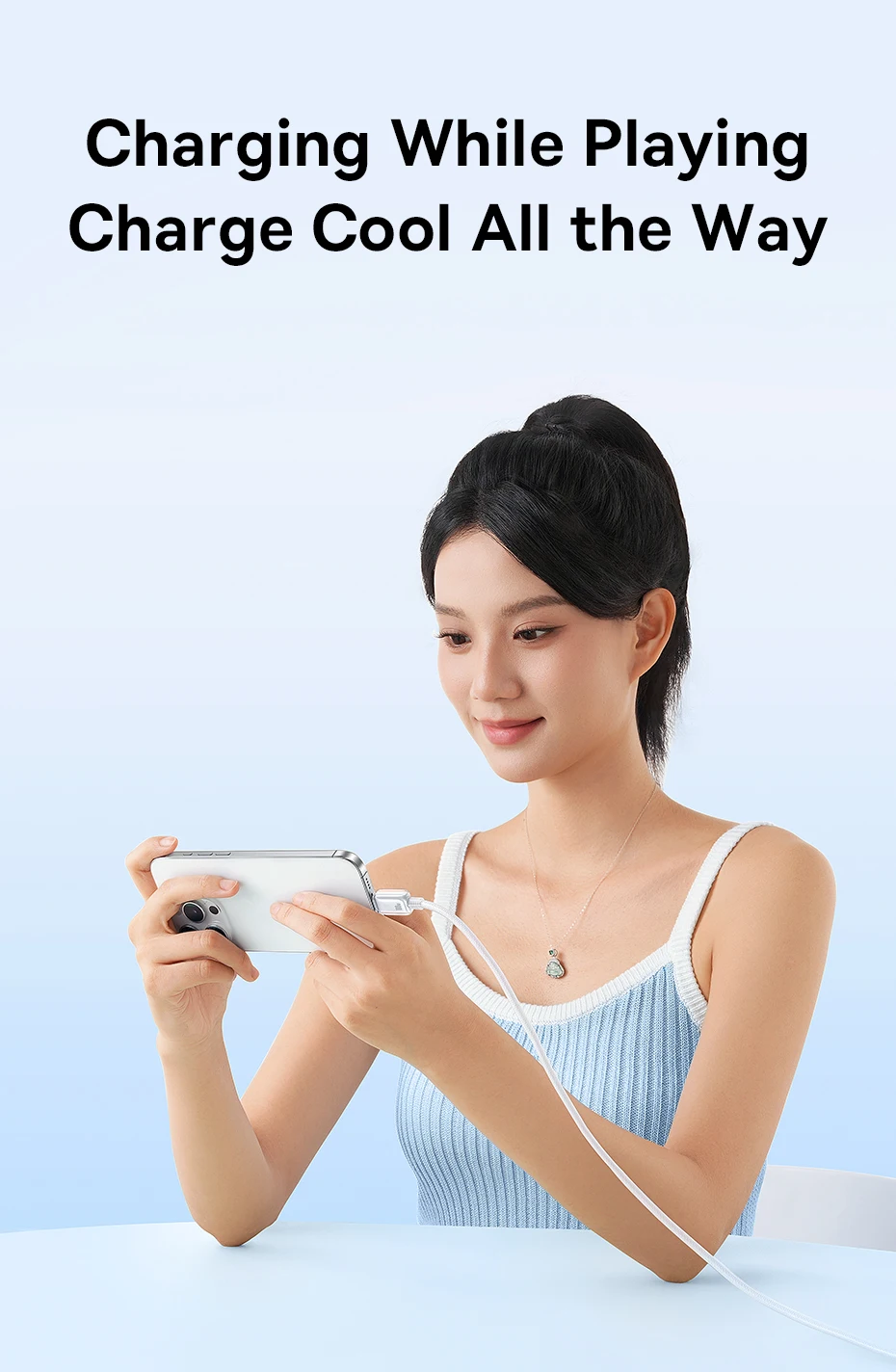 Baseus 100W USB Cable For iPhone 16 15 Pro Max USB Cable Type C For Macbook Pro Fast Charging Data Wire For Xiaomi Samsung
