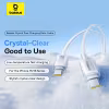 Baseus Crystal 100W USB C to USB C Fast Charging Cable PD 100W for iPhone 16 15 Pro MacBook