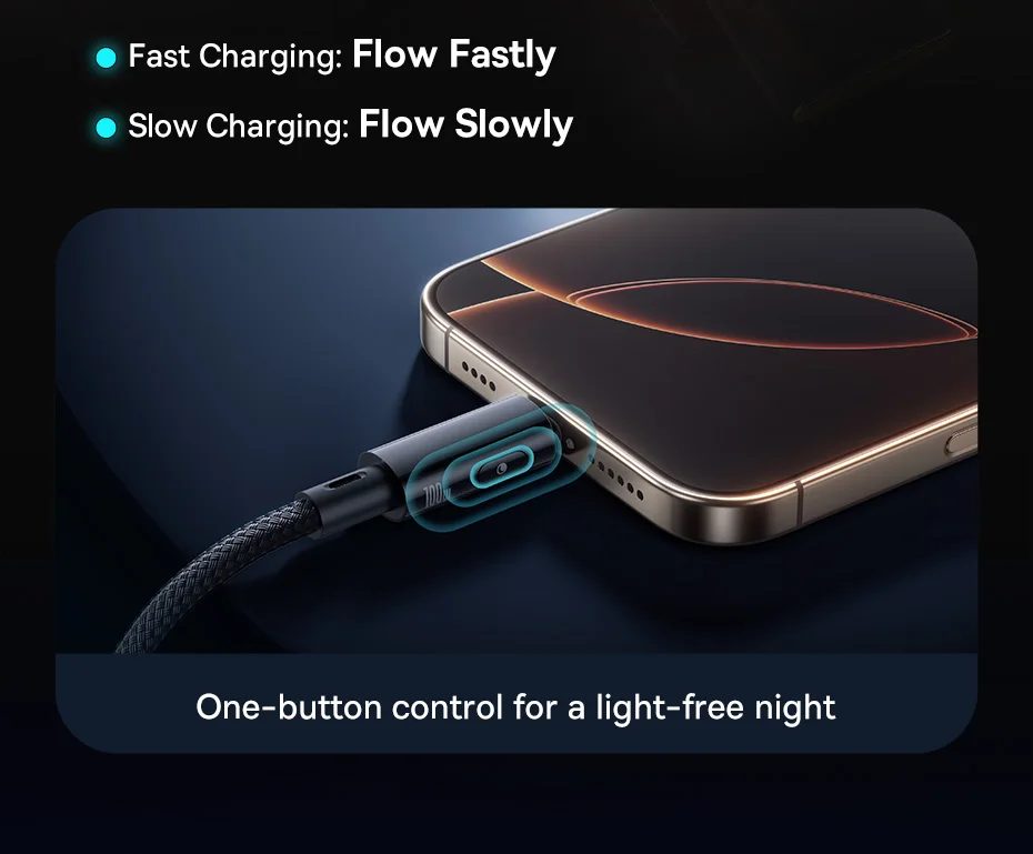 Baseus 100W USB C Cable For iPhone 16 15 Pro Max Type C To USB C Cable For Macbook Laptop Fast Charging Charger Wire For Xiaomi