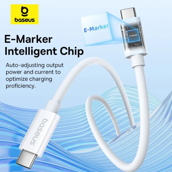Baseus 240W USB C Cable USB4 40Gbps Fast Charging Cable Type C to Type C for MacBook iPhone 15 8K/60Hz - Image 6