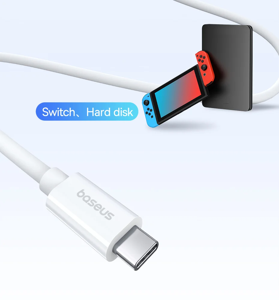 Baseus 240W USB C Cable USB 4.0 40Gbps Data Cable USB C Cable For Macbook 8K/60HZ Type C to Type C USB C Cable For iPhone 15