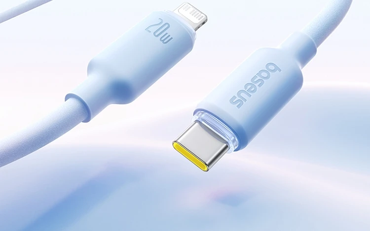 Baseus Foam Silicone 20W PD USB C Cable for iPhone 14 13 12 Pro Max Fast Charging USB C Cable for iPhone 12 Mini Pro Max Data