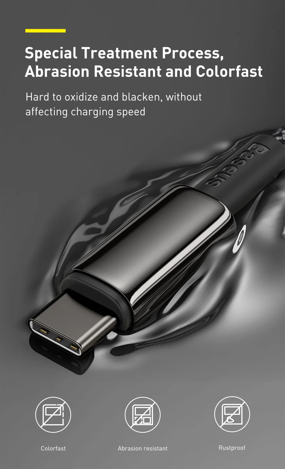 Baseus 2Packs 100W USB C to USB Type C Cable For iPhone 16 15 Quick Charge 4.0 Wire for Xiaomi Fast Charger for MacBook iPad Pro