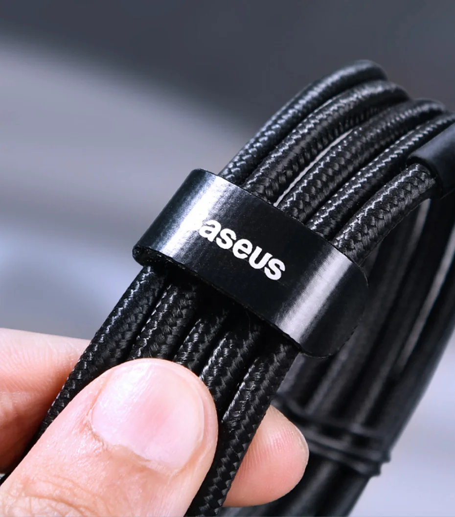 Baseus 100W USB C to USB Type C Cable for MacBook Pro Quick Charge 4.0 Fast Charging For iPhone 17/16/15 Pro max Charge Cable