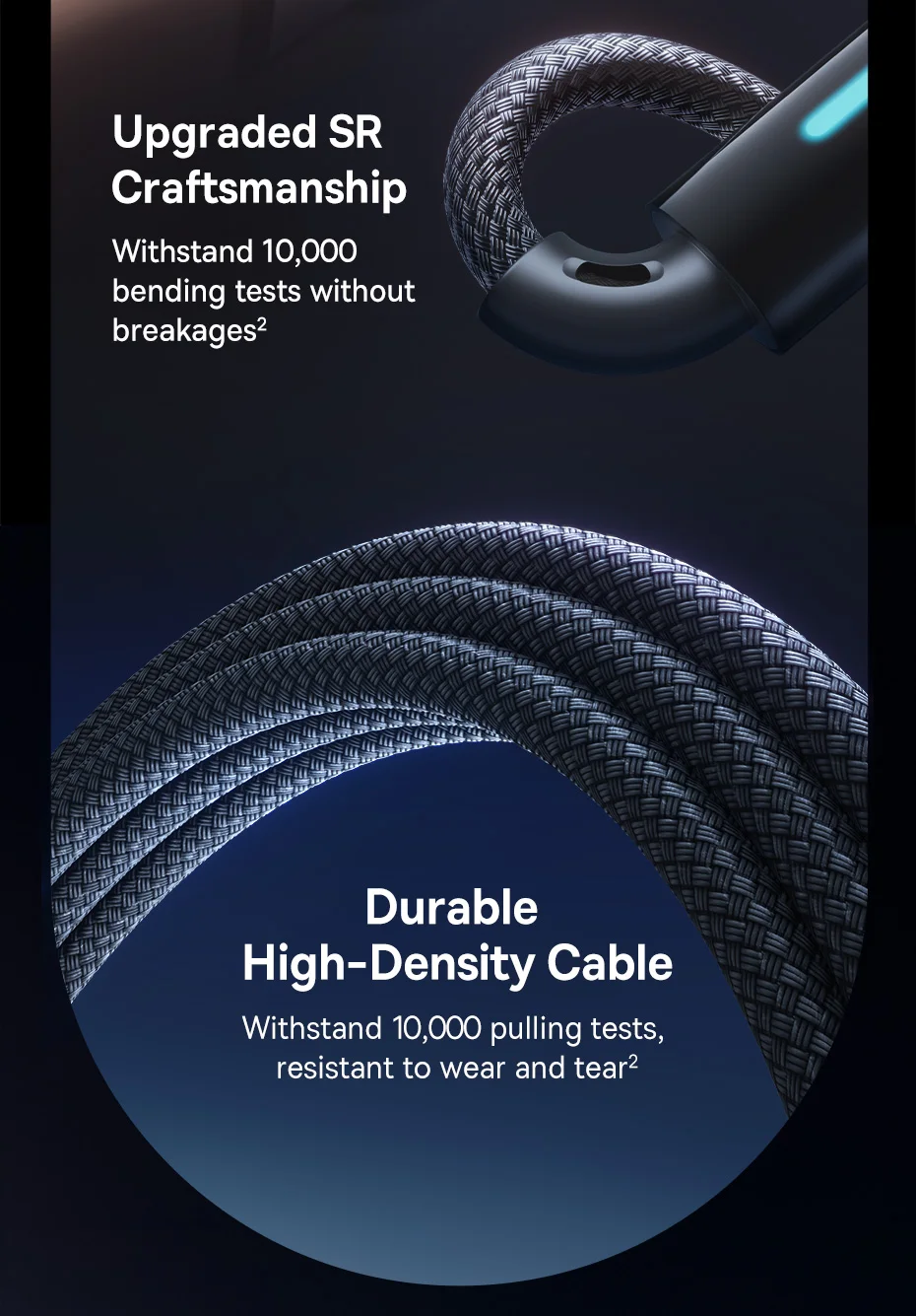 Baseus 100W USB Type C Cable For Huawei P50 P40 Pro Honor Fast Charge 5A Fast Charging USB C Charger Data Cable Wire Cord