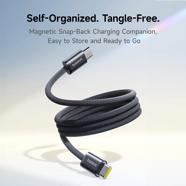 Baseus Dynamic 4 Pro Magnetic USB-C Fast Charging Cable 100W For iPhone 15 16 Macbook - Image 5