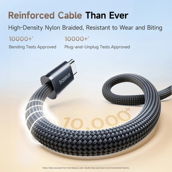 Baseus Dynamic 4 Pro Magnetic USB-C Fast Charging Cable 100W For iPhone 15 16 Macbook - Image 4