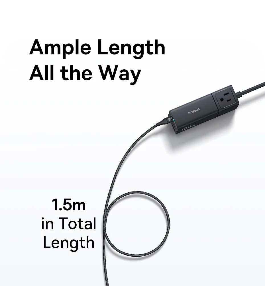Baseus 3 in 1 USB Type C Cable for iPhone 16 15 14 13 Pro Charger Cable 100W USB C Cable for Macbook Samsung Xiaomi