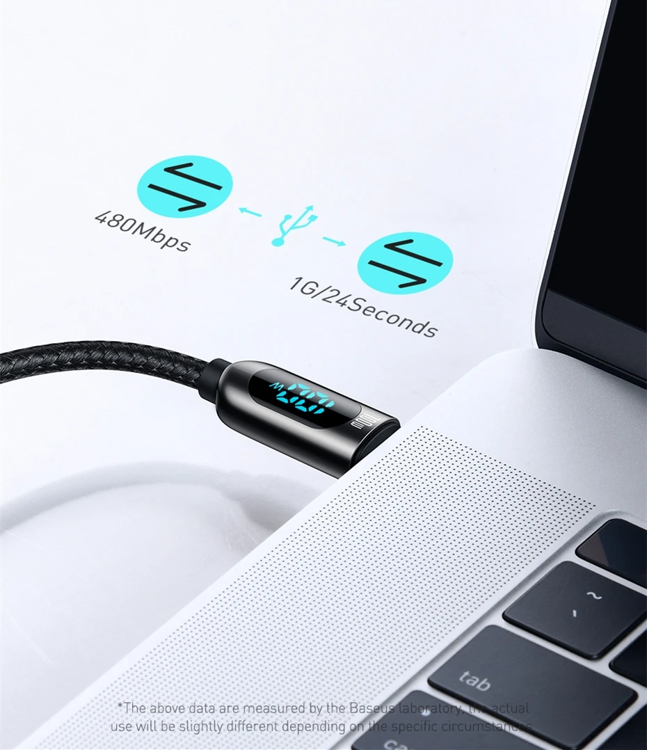 Baseus PD 100W/66W USB C Cable for iPhone 16 15 ProMax MacBook Fast Charging Type C Cable For Xiaomi Samsung Data Wire Charging