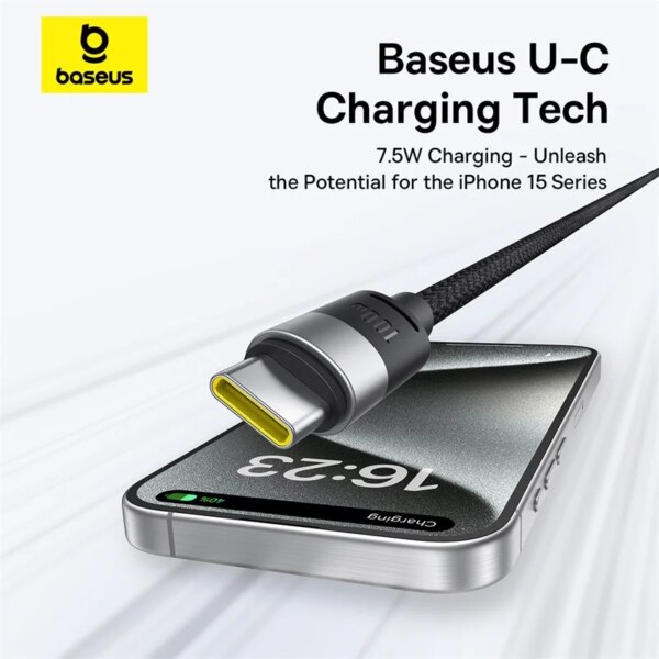 Baseus 3-in-1 100W Fast Charging Cable USB-A to Type C/Lightning/Micro USB - Image 5