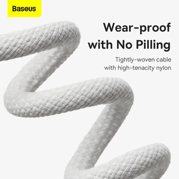 Baseus 100W USB C Fast Charging Cable 6A For Huawei Honor Samsung Xiaomi Poco - Image 4