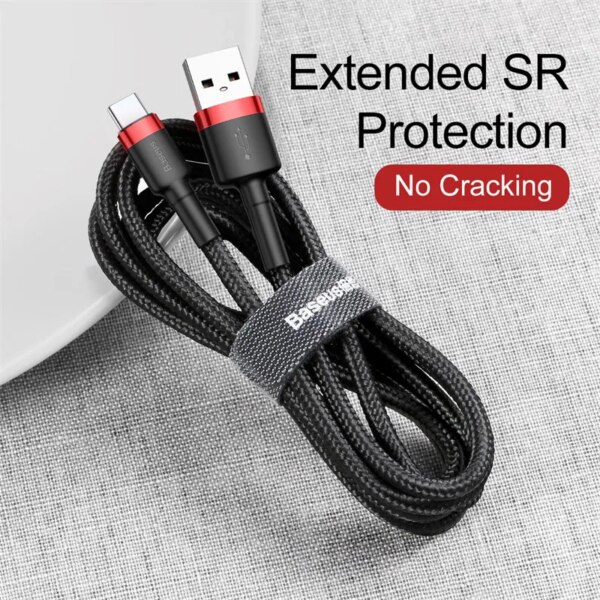 Baseus Premium Data Cable for Fast Charging and Data Sync - Image 5