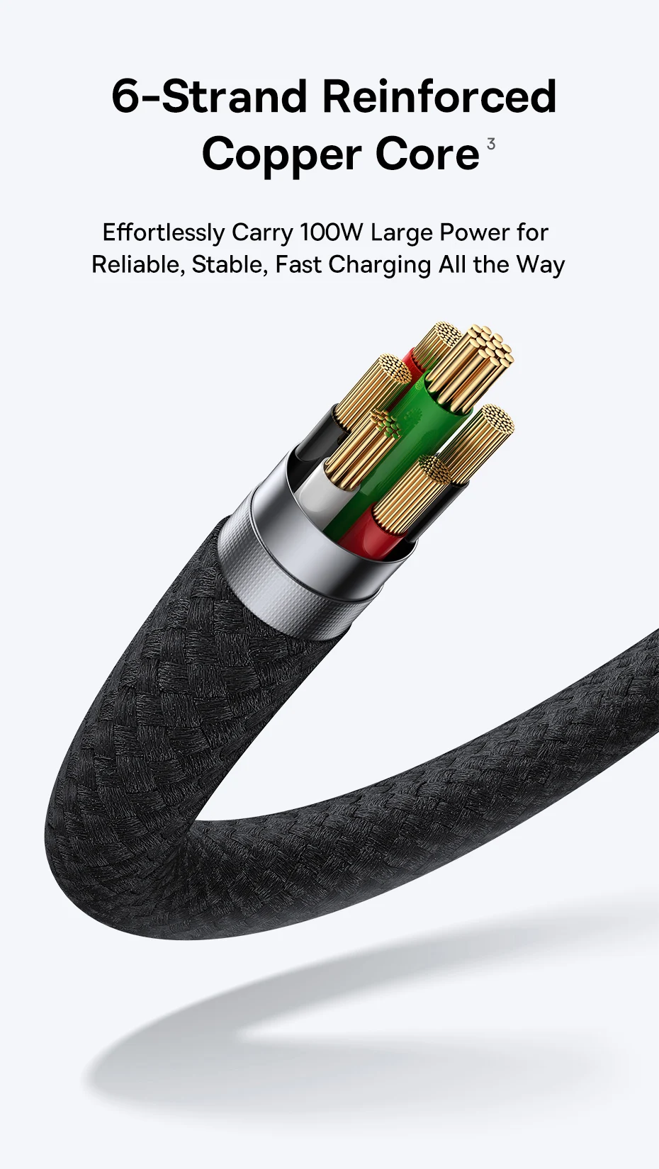 Baseus 18W USB Cable For iPhone 15 Pro Max 100W Fast Charging Cable For Huawei Honor USB Type C Data Wire For Tablets Phone