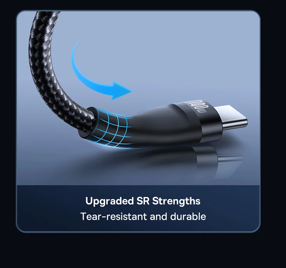 Baseus 3 in 2 USB C Cable for iphone 16 15 Pro Max 100W USB Cable Type C For Xiaomi Huawei Fast Charging Cable For Macbook