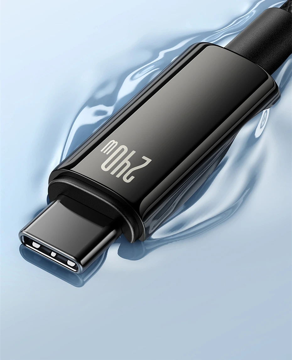 Baseus 240W USB C Cable for iPhone 16 15 Plus Pro Max Macbook iPad Supercharge Fast Charger Type C Cable for xiaomi Samsung