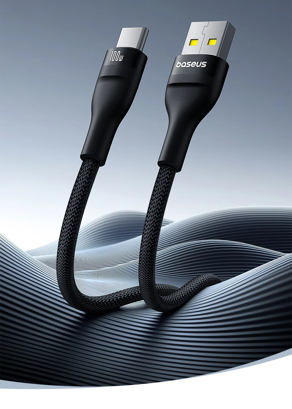 Baseus USB Type C Cable For iPhone 15/15 Pus/15 Pro/15 Pro Max Fast Charging Wire For Huawei Honor Data Cord For Samsung Oneplus