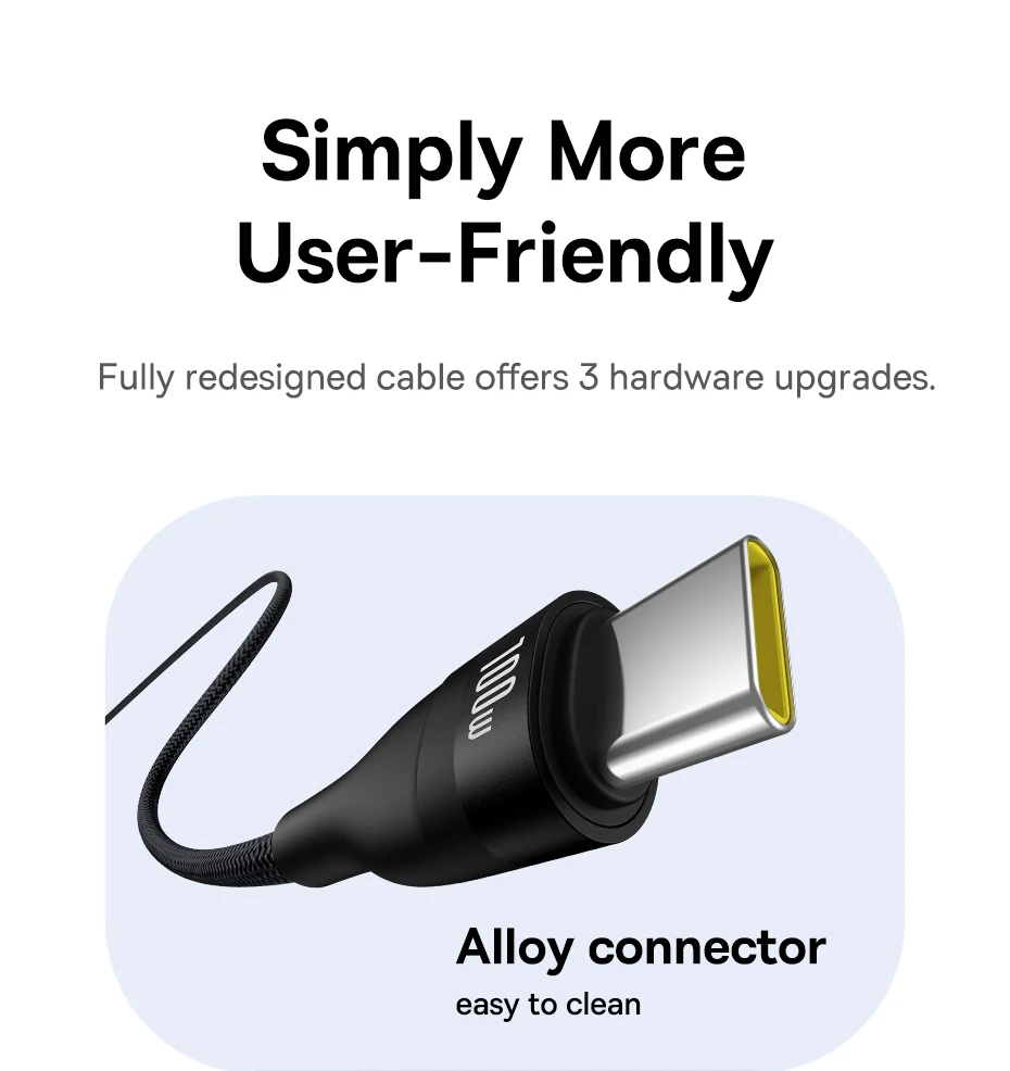 Baseus USB Type C Cable For iPhone 15/15 Pus/15 Pro/15 Pro Max Fast Charging Wire For Huawei Honor Data Cord For Samsung Oneplus
