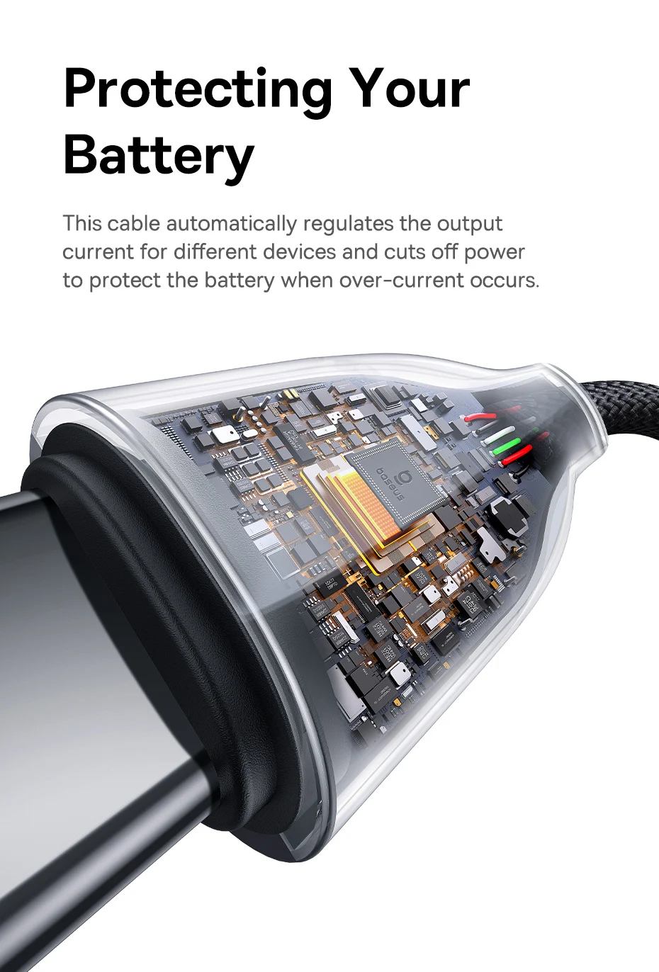 Baseus USB Type C Cable For iPhone 15/15 Pus/15 Pro/15 Pro Max Fast Charging Wire For Huawei Honor Data Cord For Samsung Oneplus