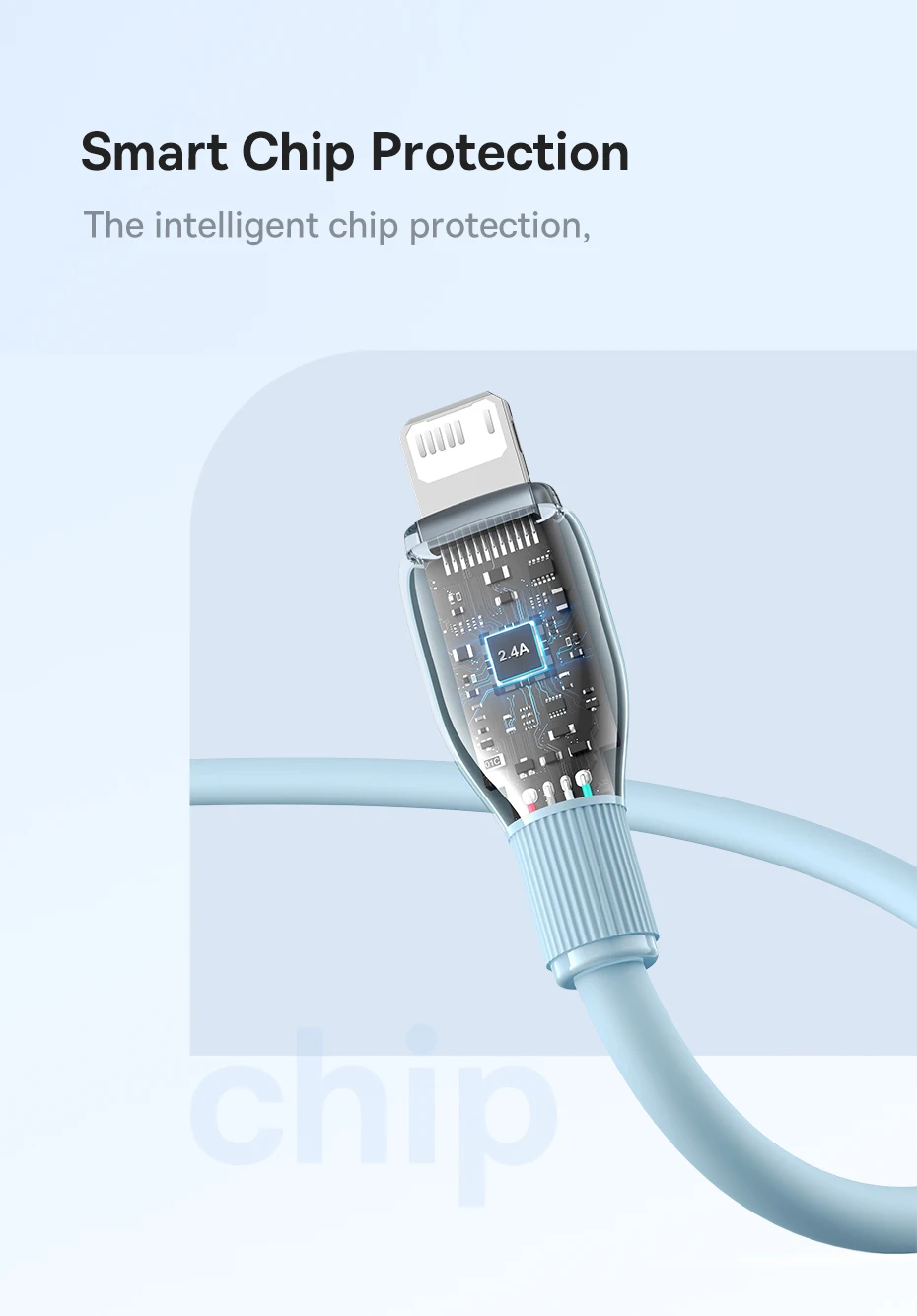 Baseus USB Cable 2.4A For iPhone Charging Cable USB Cord For iPhone 14 13 12 11 Pro Max Fast Data Charging Wire Cord