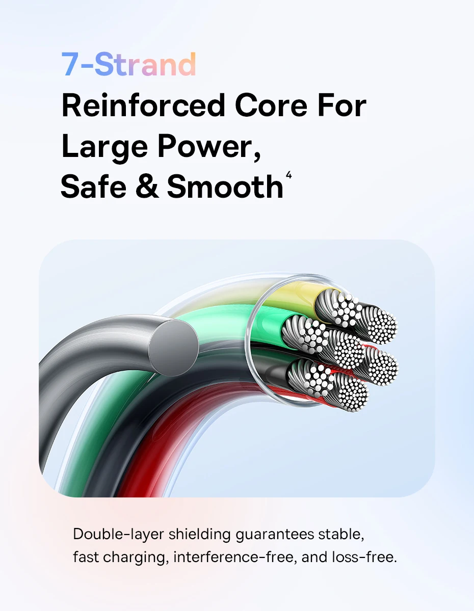 Baseus 100W USB C Cable For IPhone 17 16 15 Pro Max Type C Cable For Laptops Fast Charging Cable Type C For xiaomi Samsun Huawei