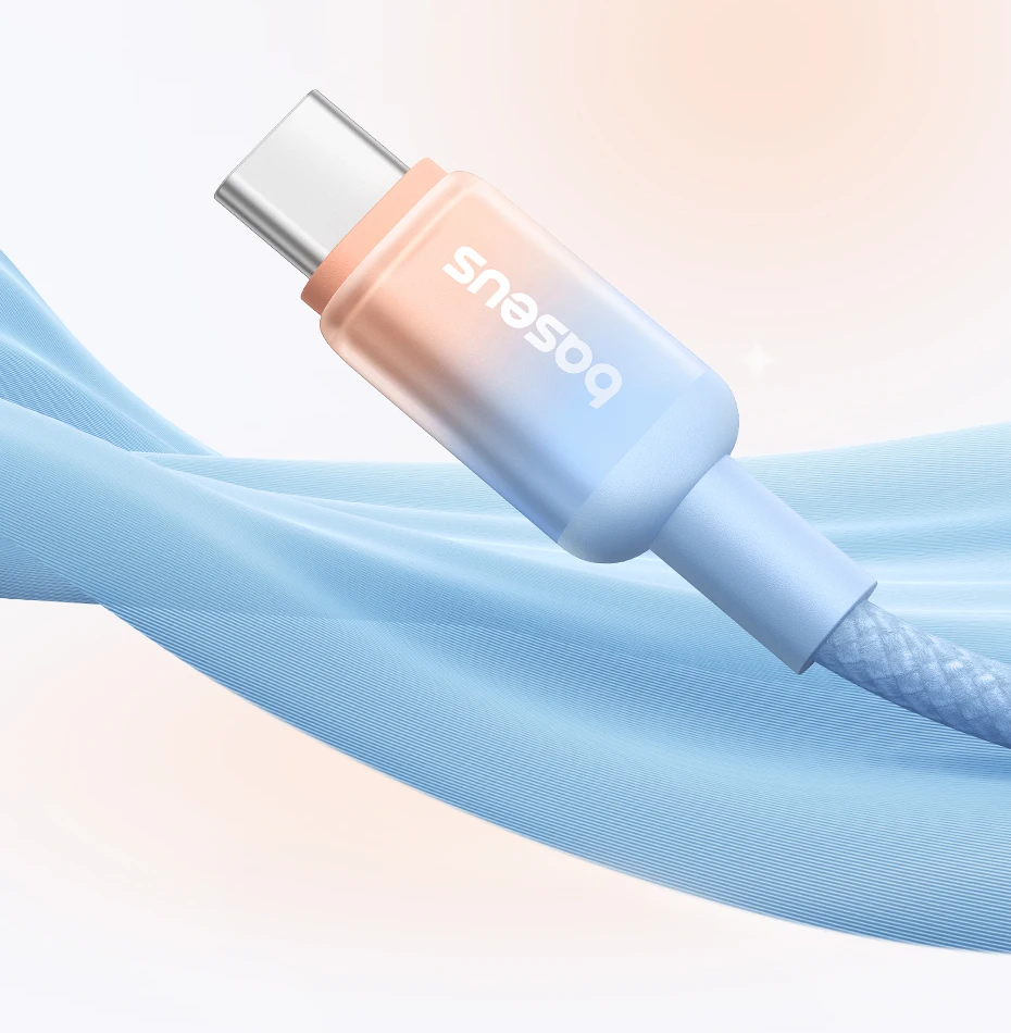 Baseus 100W USB C Cable For IPhone 17 16 15 Pro Max Type C Cable For Laptops Fast Charging Cable Type C For xiaomi Samsun Huawei