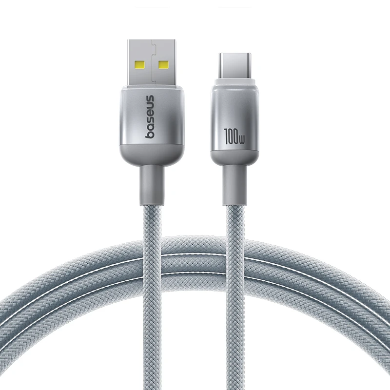 USB A to C Silver