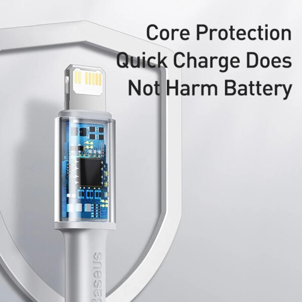 Baseus PD 20W Fast Charging Cable Type C to Lightning for iPhone 14 13 12 11 Pro Max XR MacBook - Image 5
