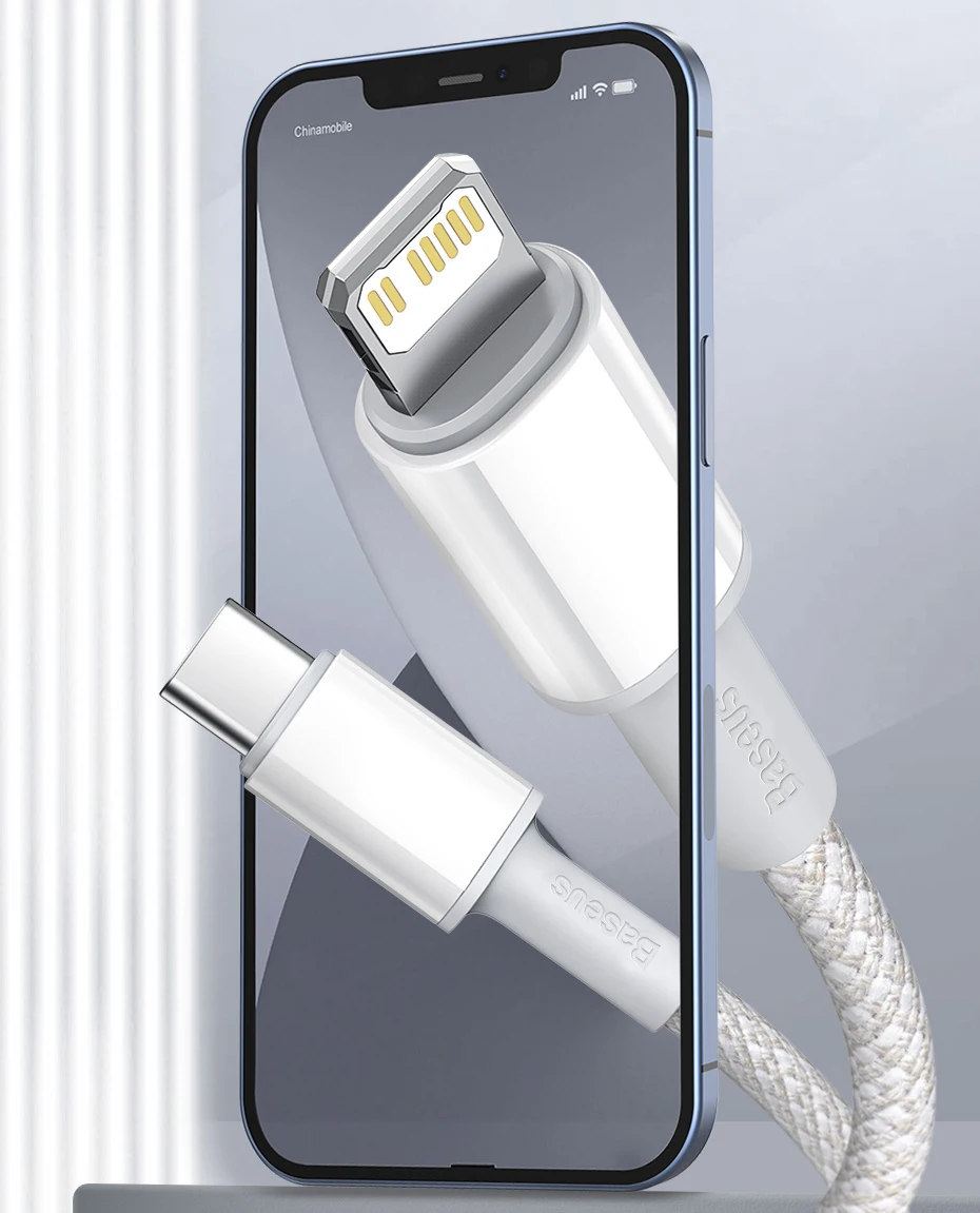 【KR Clearance】 Baseus Fast Charging PD 20W USB C Cable for iPhone 14 13 12 11 Pro Max XR for iPhone Charger Cable for MacBook