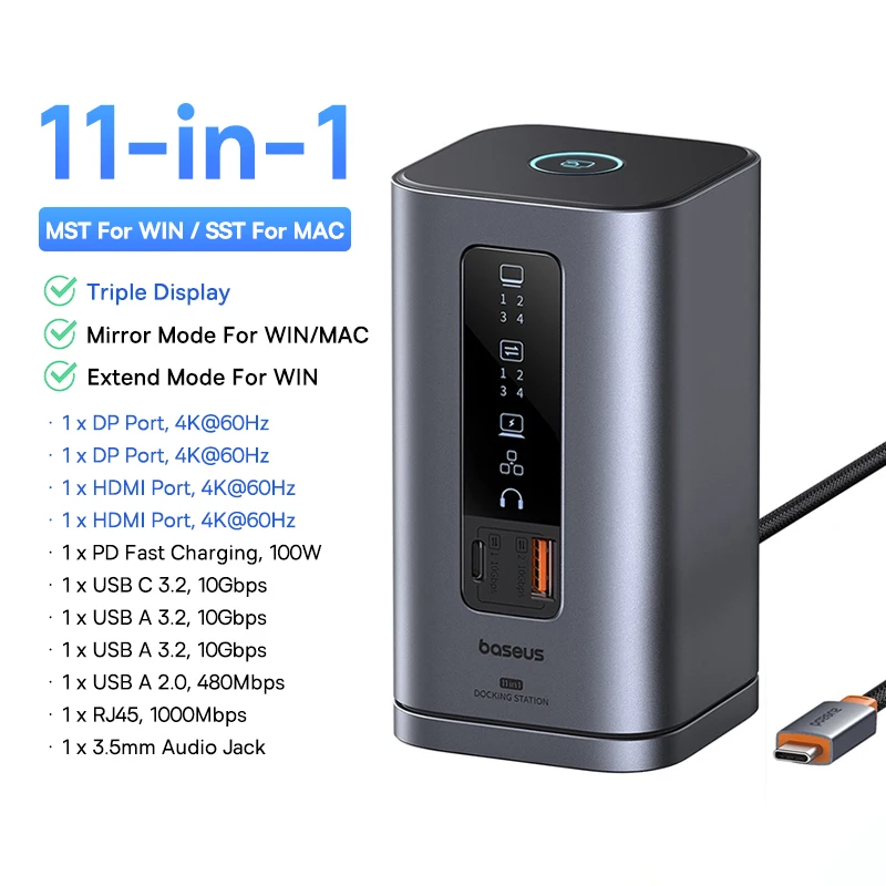 11-in-1 HDMI DP