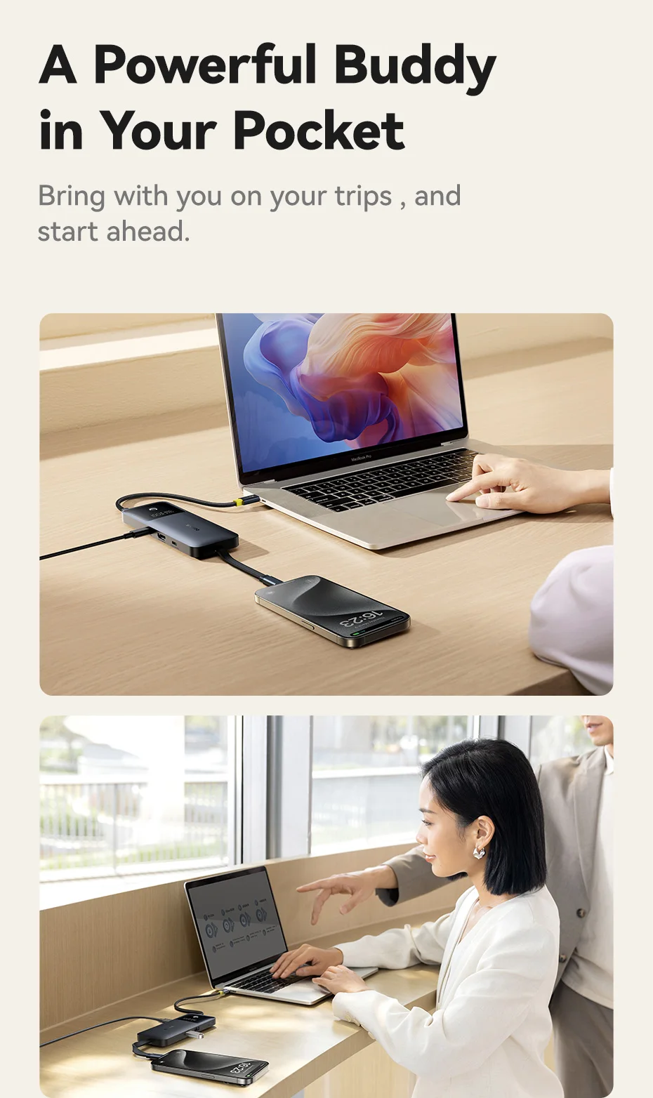 Baseus USB Hub for HDMI 4K@60Hz USB 3.1 10Gbps Hub 100W+20W Dual Fast Charging Cable Docking Station for MacBook Air PC USB Hub