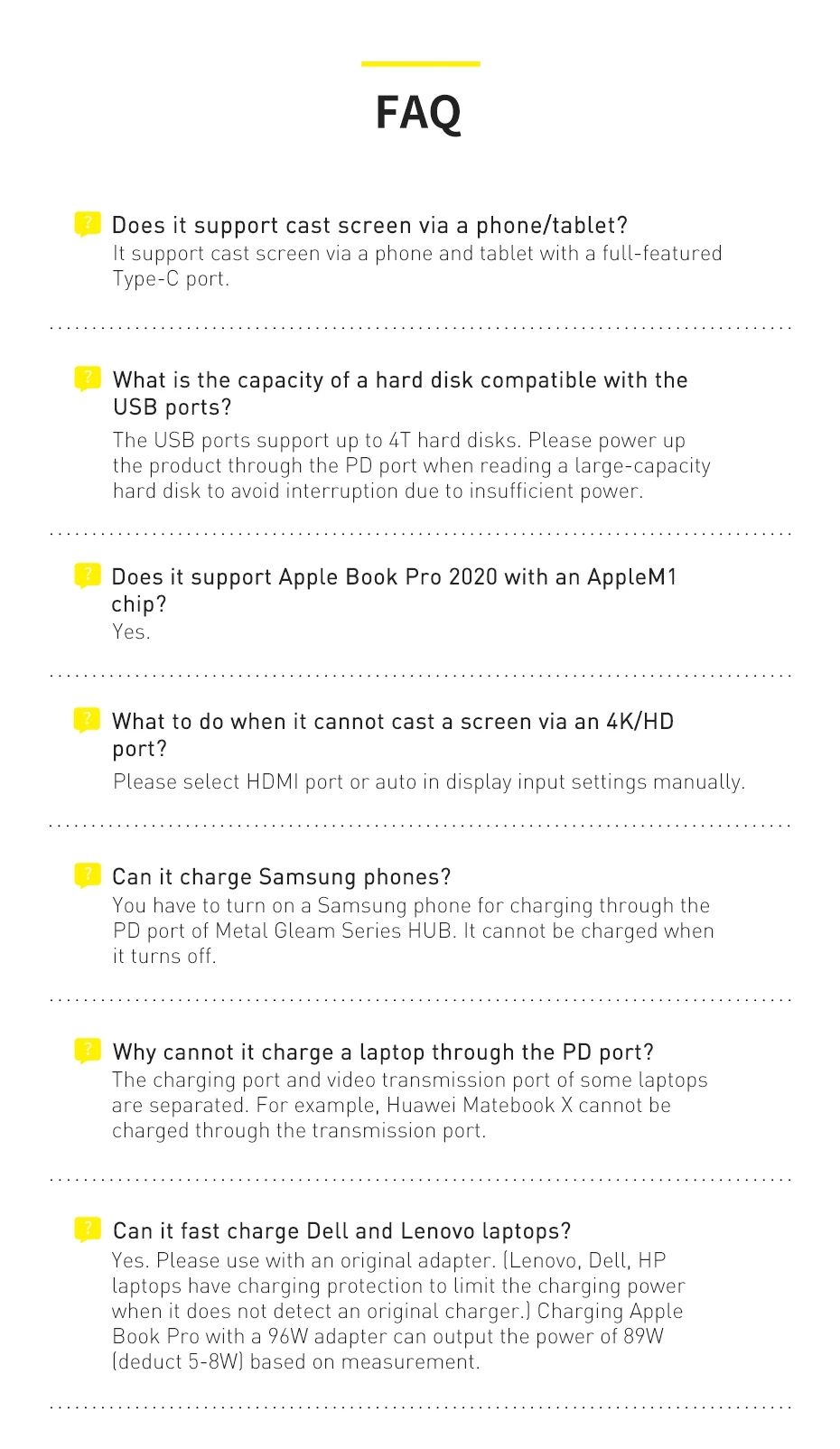 【Limited Offer for Korean Customers】Baseus 6-in-1 Type-C HUB to HDMI 4K 100W PD Fast Charging USB 3.0 RJ45 Docking Station HUB
