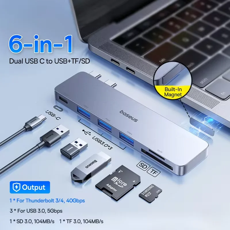 6-IN-1 USB with SDTF